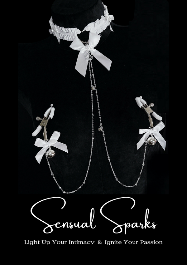 Sensual Body Chain With Bow & Bells【Pleaser】